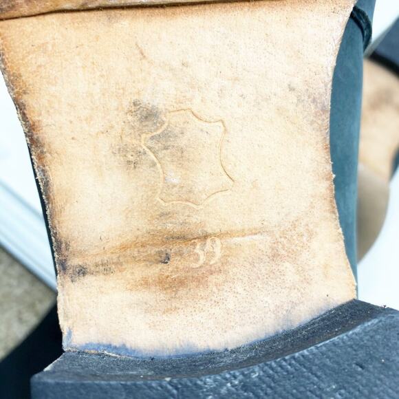 Free People Gray Nubuck Leather Ankle Boots Women's EU Size 39 Made in India EUC - Picture 7 of 10